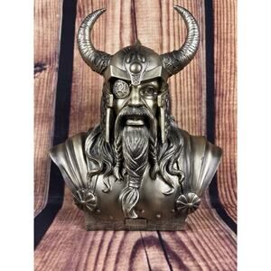 Odin Bust 11.75 Inch Norse God Warrior Viking Alfather Head Statue Figurine Desk